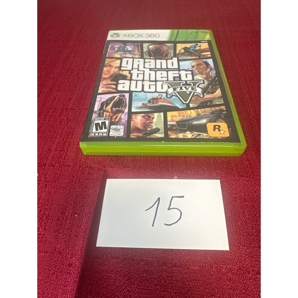 Grand Theft Auto V 5 Xbox 360 CIB Discs 1 & 2 Tested - Picture 4 of 4